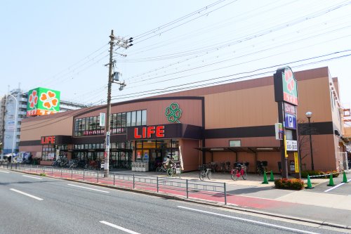 スーパー　ライフ 新北島店（スーパー）まで465m