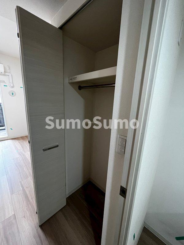 収納　たっぷりとした収納スペースです