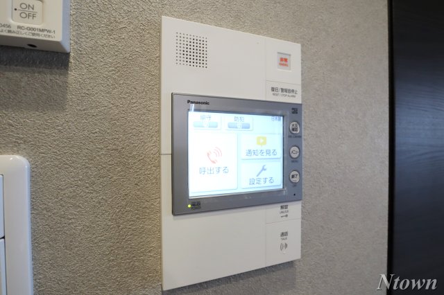 セキュリティ　モニター付きインターホンです