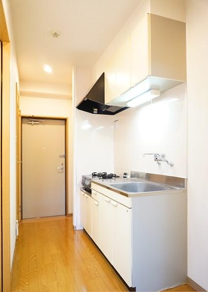 キッチン　２口コンロ付きでお料理がはかどります☆