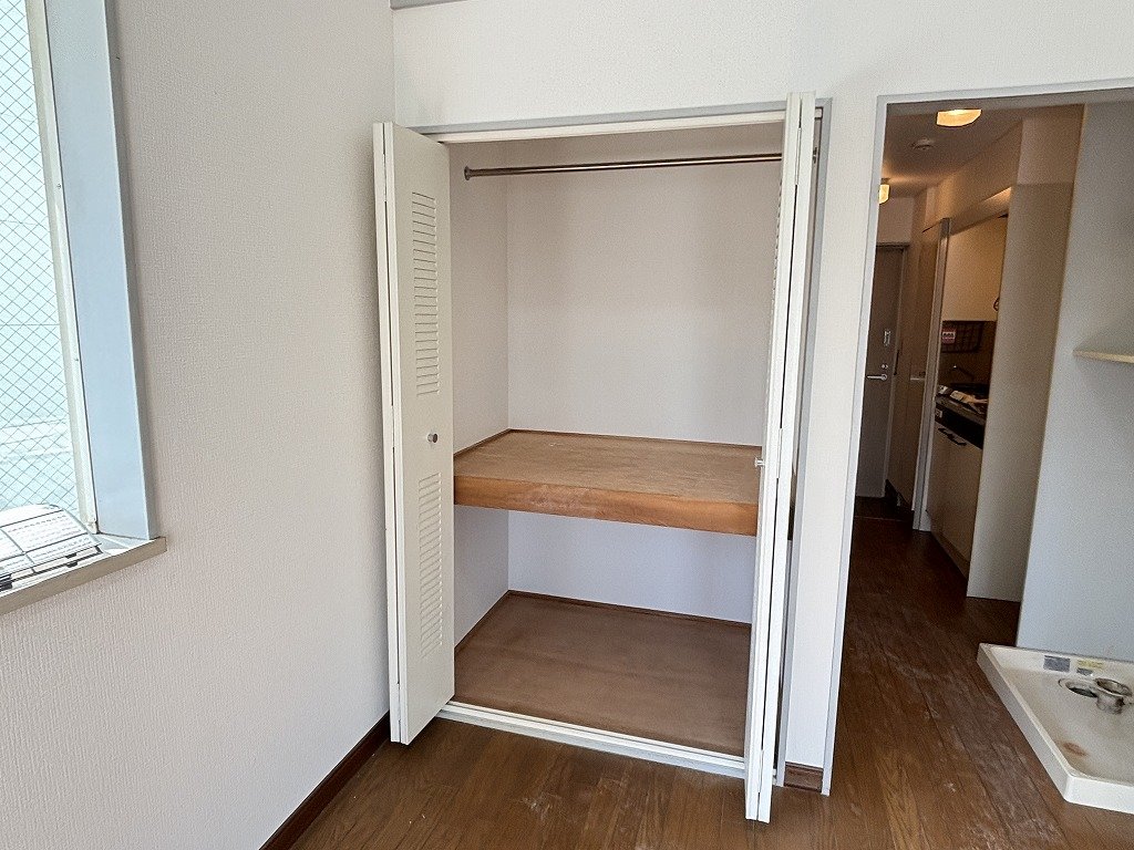 収納　玄関からの動線はこんな感じ