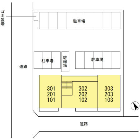 その他共有部分　配置図です。