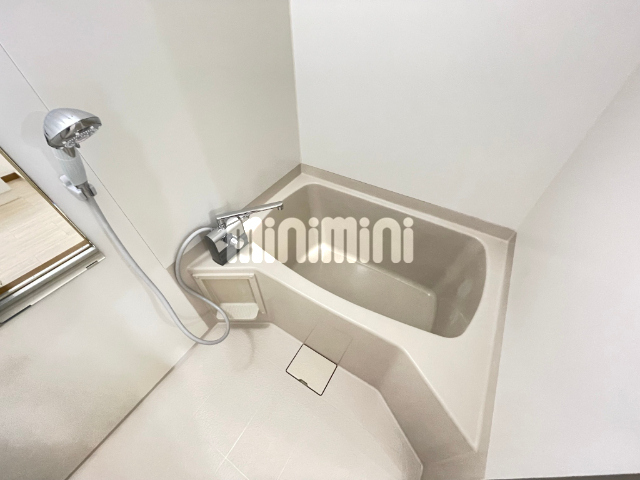 バス・シャワールーム　シャワーヘッドが最新のお風呂です