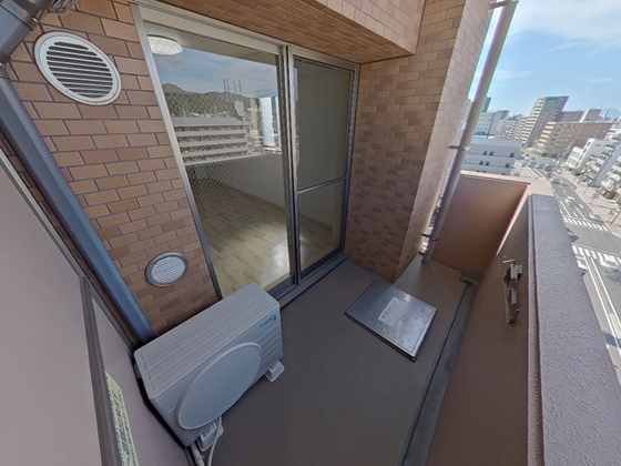 バルコニー　※別部屋の写真です