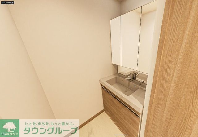 洗面設備　※写真は同タイプ住戸です。