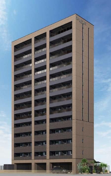 建物外観　新築の為　イメージパース。現状優先