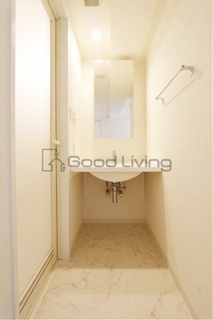 洗面設備　身だしなみもバッチリ