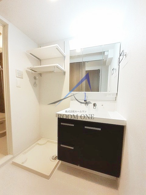 洗面設備　洗面台です。