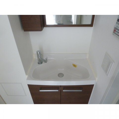 洗面設備　広い洗面スペース