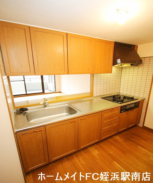 キッチン　★３口コンロの対面キッチン！★参考写真