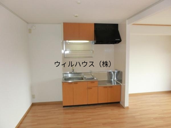 キッチン　ガスコンロ設置可！