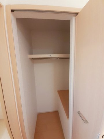 収納　たっぷりとした収納スペースです