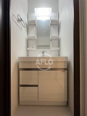 洗面設備　ALZA京町堀　洗面所