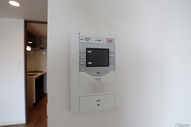 セキュリティ　モニター付きインターホンです