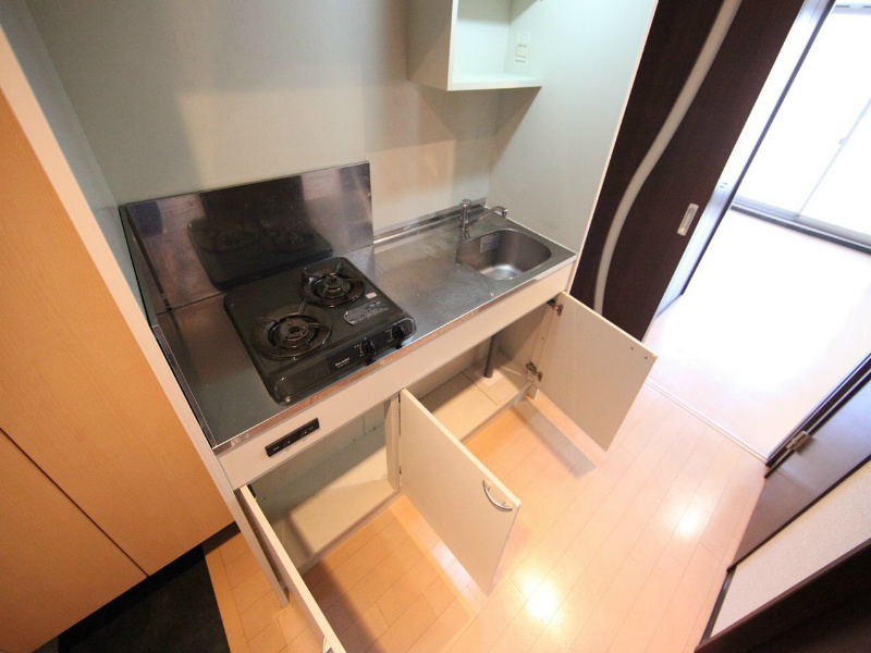 キッチン　システムキッチン（ガス2口コンロ付）