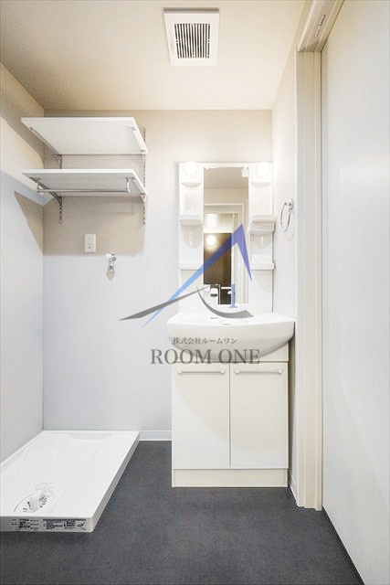 洗面設備　洗面台です。