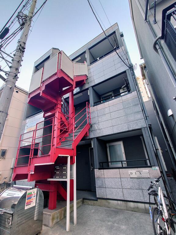 建物外観　東中野駅　徒歩2分　賃貸アパート　家賃7万円台