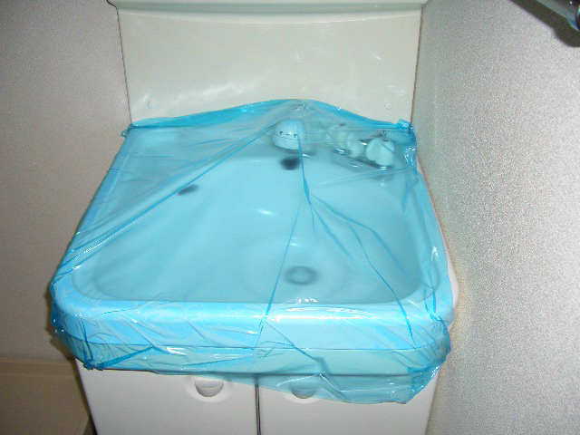 洗面設備　※写真は　302号室