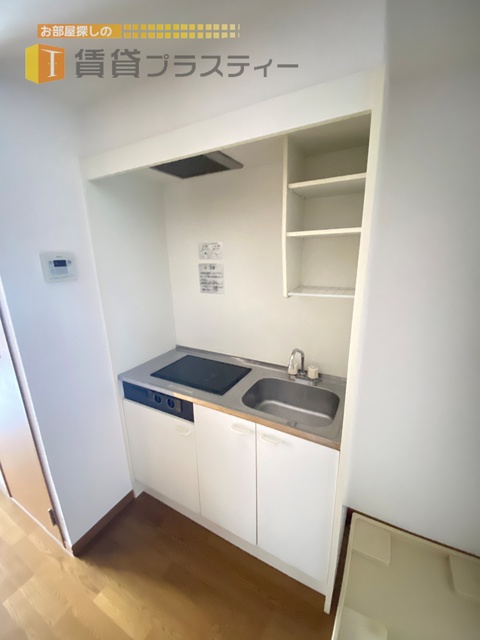 キッチン　ＩＨで後片付けも楽々。