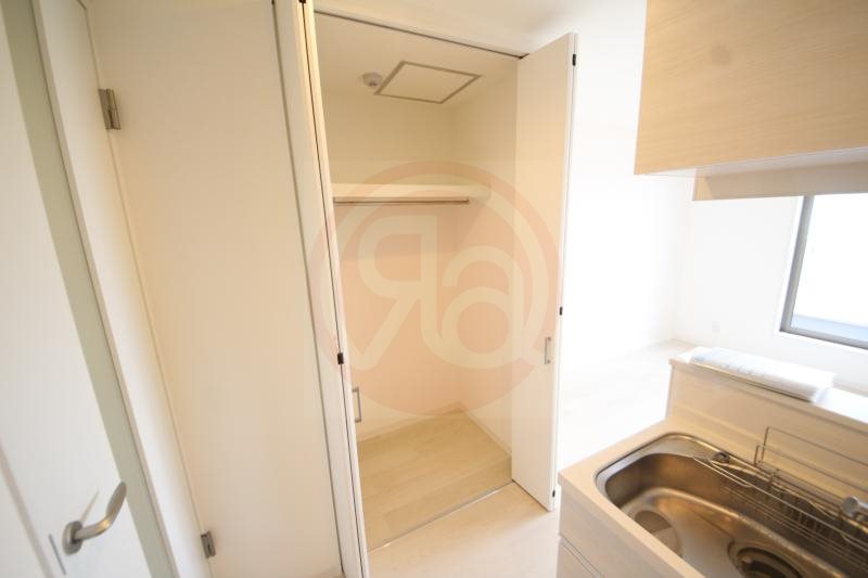 収納　大きなスペースがあり、収納には困りません