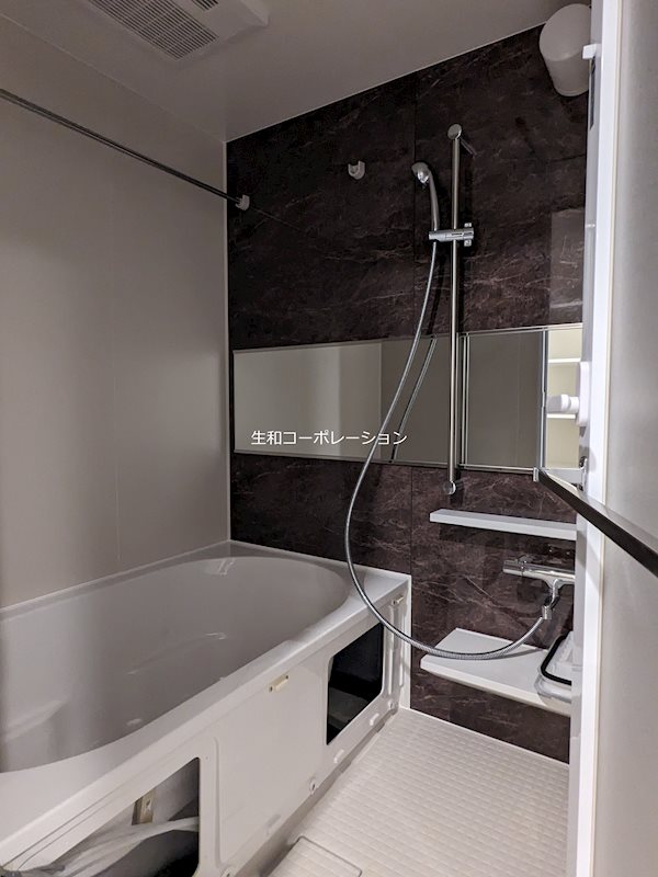 バス・シャワールーム　※建築中写真/同間取り303撮影