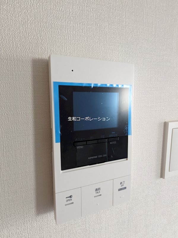 セキュリティ　※建築中写真/同間取り303撮影