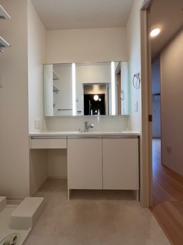 洗面設備　図面と現状に相違がある場合には現状を優先