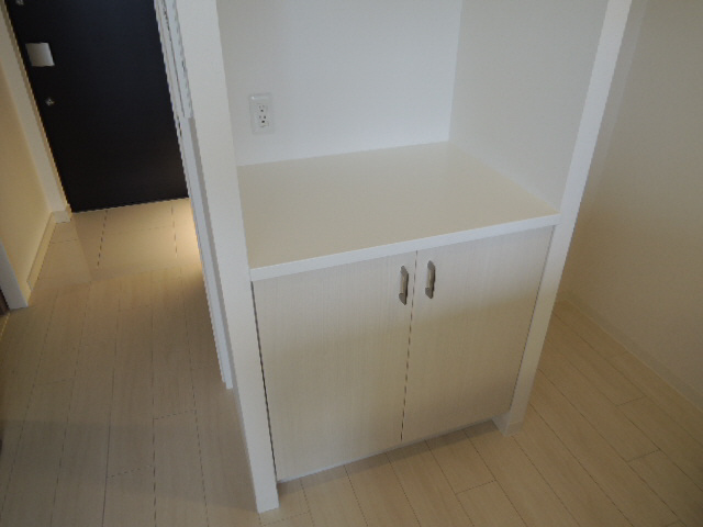 収納　たっぷりとした収納スペースです