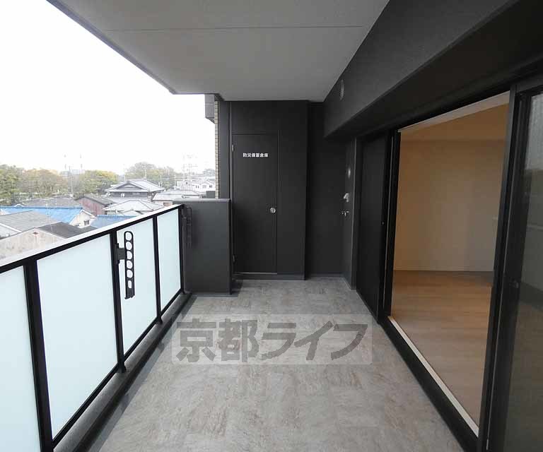 バルコニー　開放感のあるバルコニー。