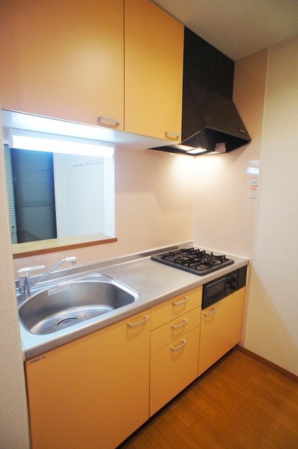 キッチン　ガスコンロ付きキッチン