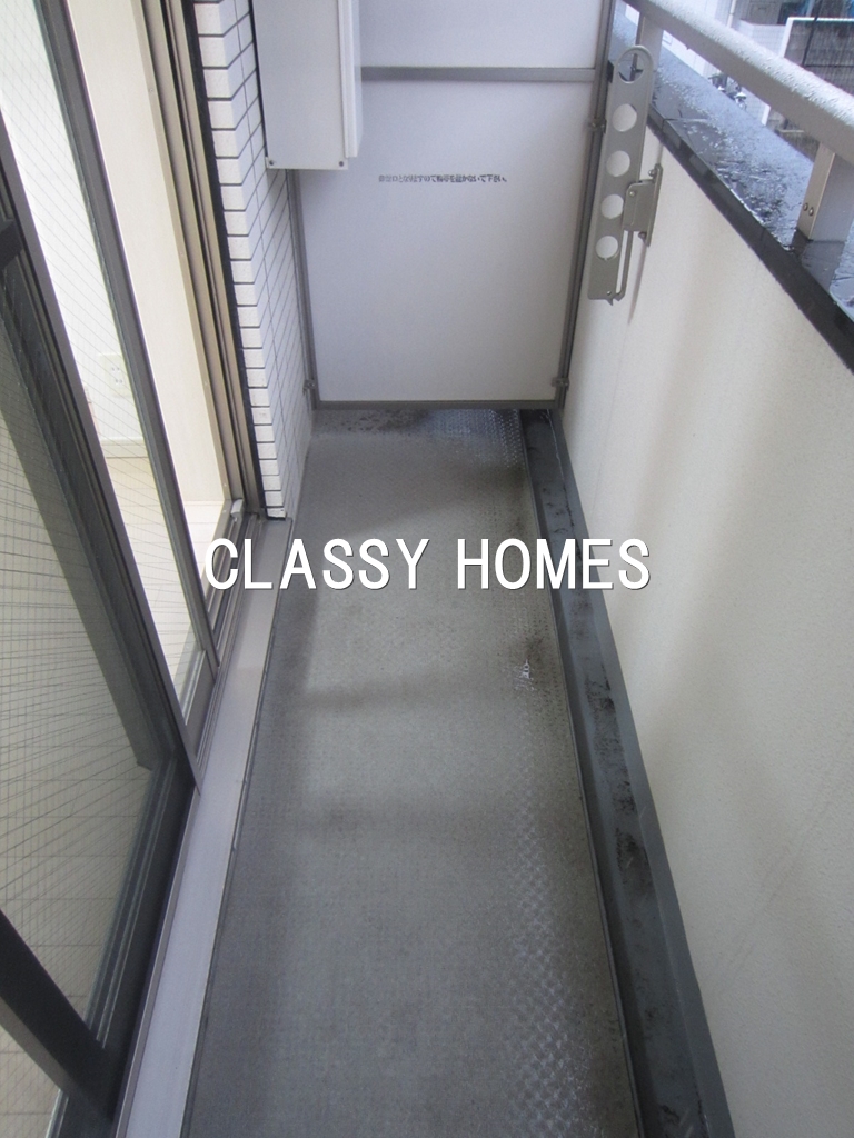 バルコニー　2007年竣工　ガーラ大井町ゼームス坂上：バルコニー