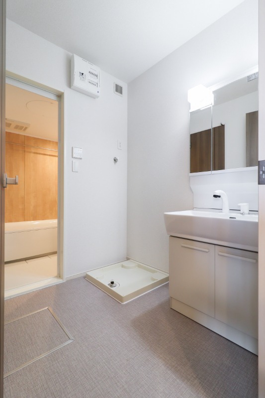 洗面設備　図面と現状に相違がある場合には現状を優先