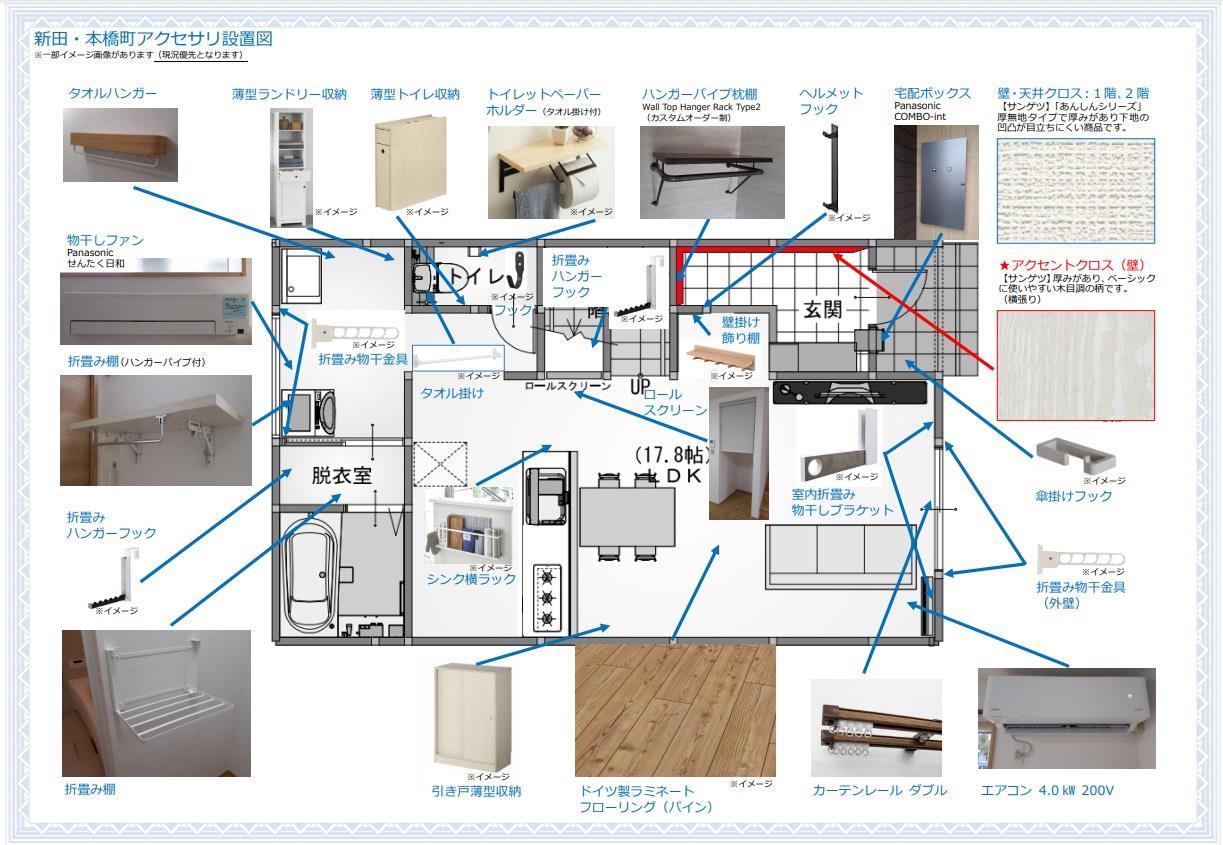 バルコニー　設備一覧