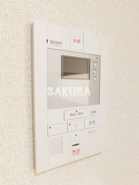 セキュリティ　安心のモニター付きインターホンです♪