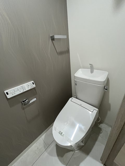 トイレ　ゆったりとした空間のトイレです