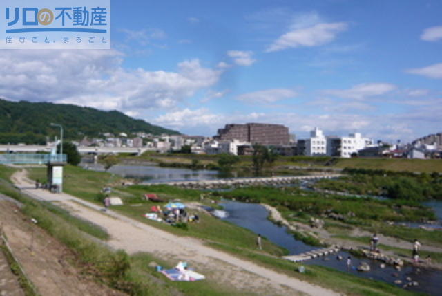 公園　猪名川河川敷緑地（公園）まで2290m