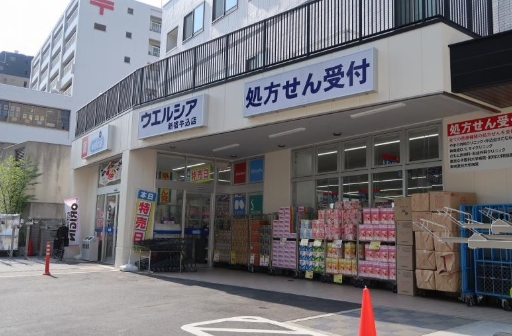 ドラックストア　ウエルシア新宿牛込店（ドラッグストア）まで535m