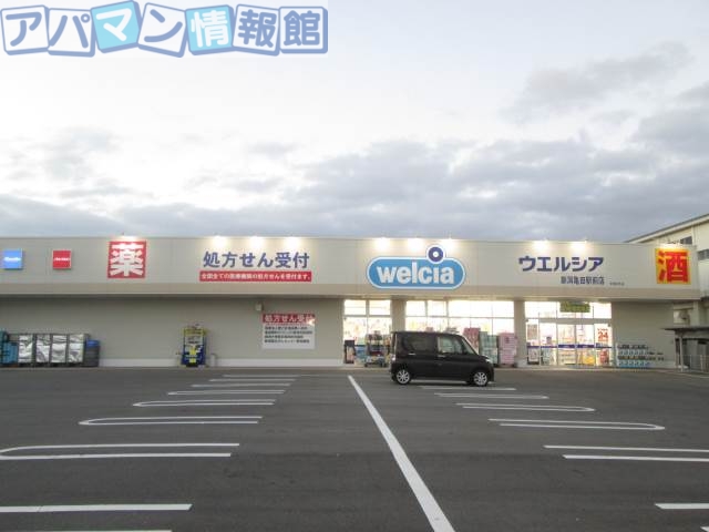 ドラックストア　ウエルシア新潟亀田駅前店（ドラッグストア）まで805m