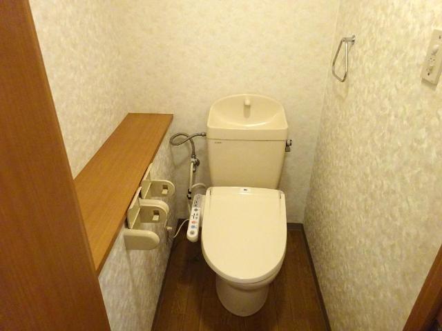 トイレ　温水洗浄機能付き暖房便座