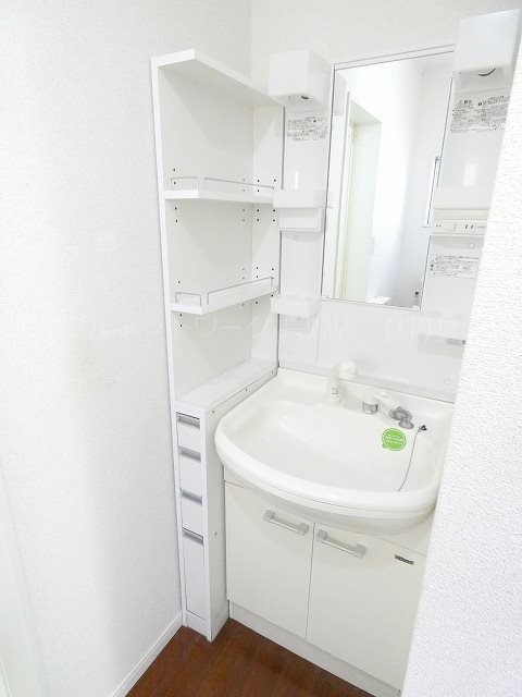 洗面設備　写真は202号室です(参考)