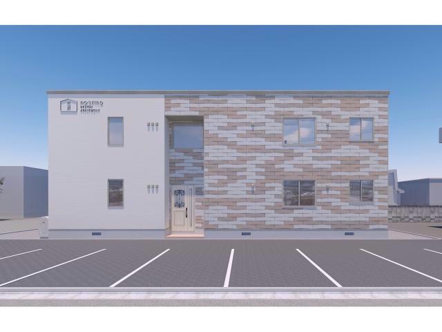 建物外観　完成模型図