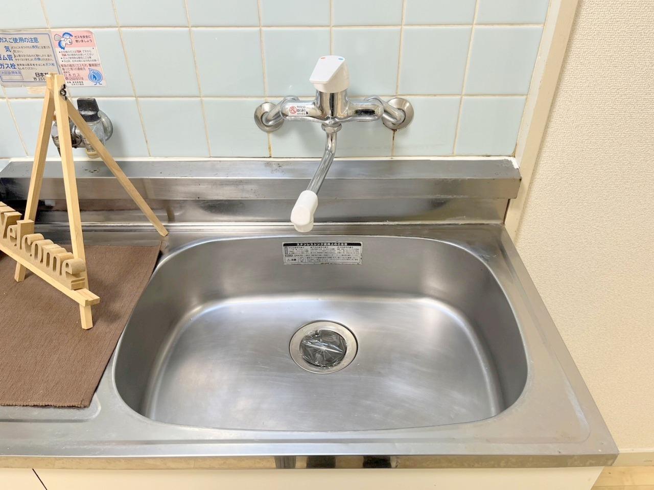 その他　キッチンの混合栓も使いやすいワンハンドル