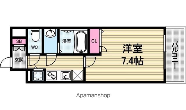 アーバネックス大阪城WESTの間取り写真