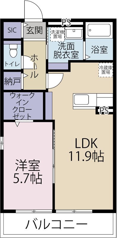 aruROOM高林の間取り写真