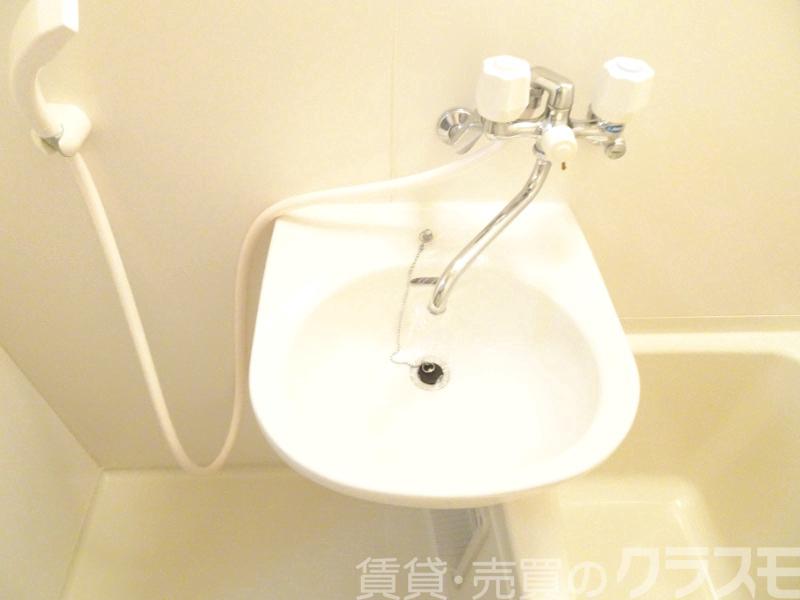 洗面設備　洗面台＆鏡付き♪