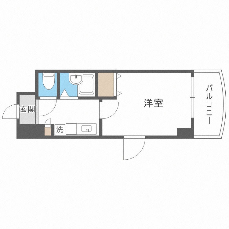 HOPE CITY天神橋の間取り写真