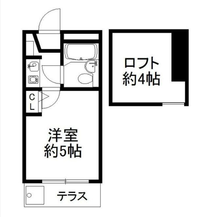 ＪＲ京浜東北線 北浦和駅 徒歩9分 2階建 築40年の間取り写真
