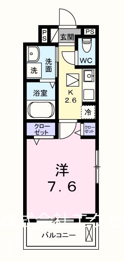 ＪＲ八高線 箱根ケ崎駅 徒歩15分 3階建 築2年の間取り写真
