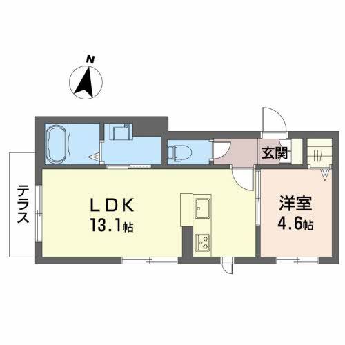 ベレオ茶屋ノ丁の間取り写真
