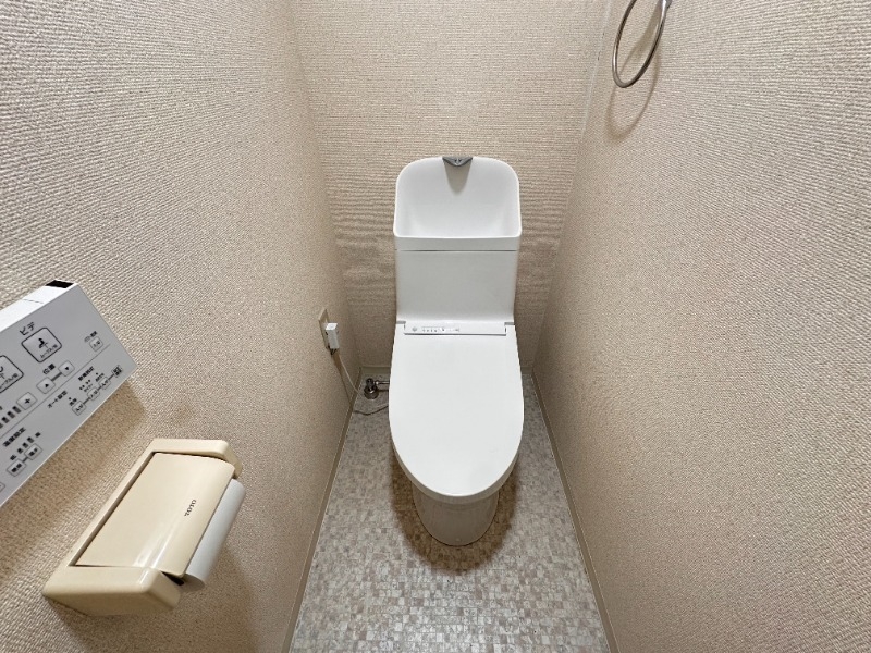 トイレ　清潔なトイレは子持ちが良いですね。